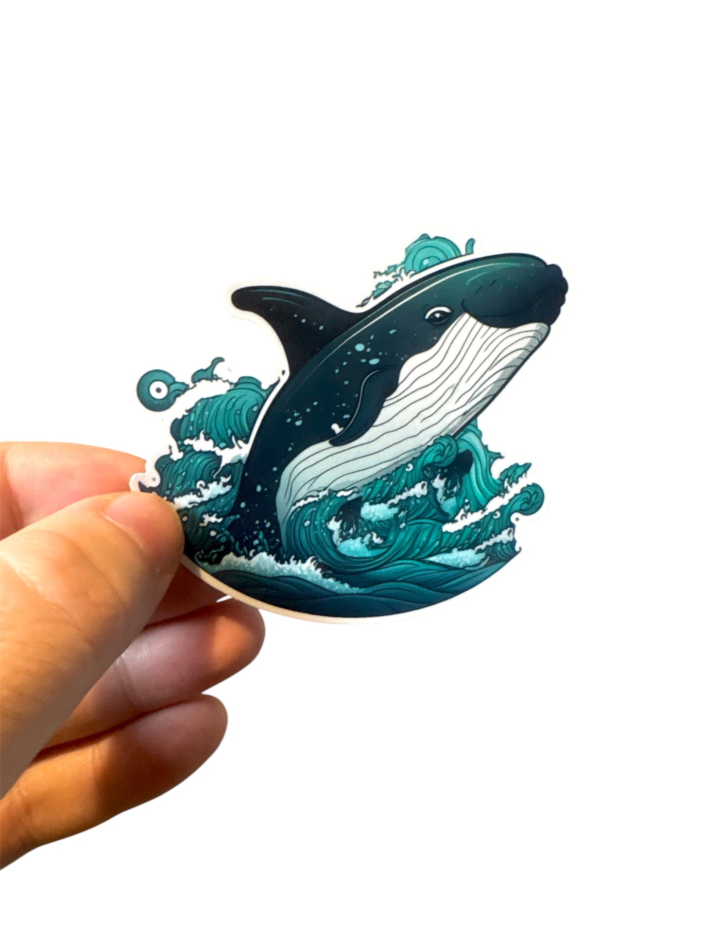 Whale sticker