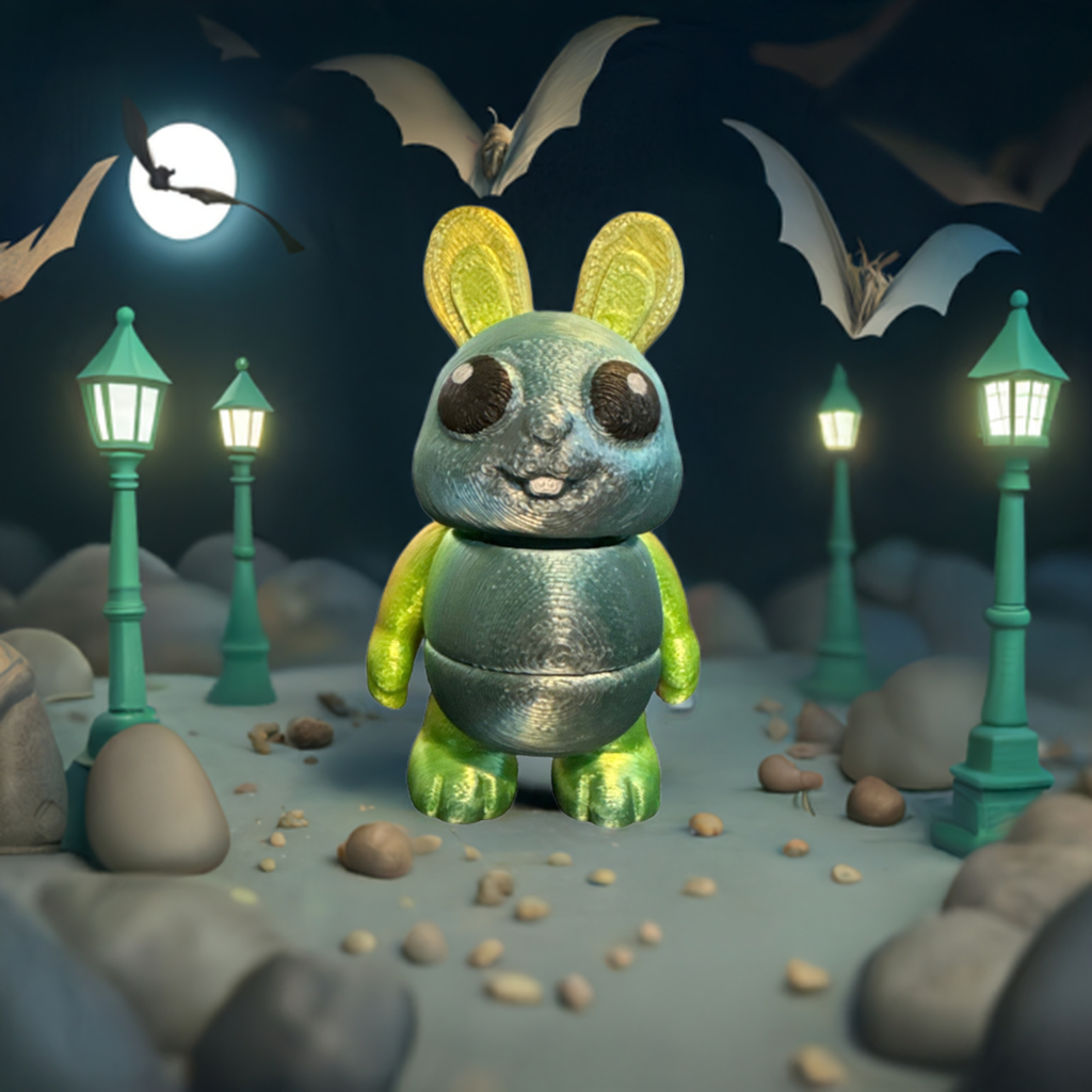 3d printed bunny rabbit toy