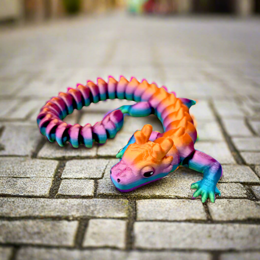 3d printed flexi dragon