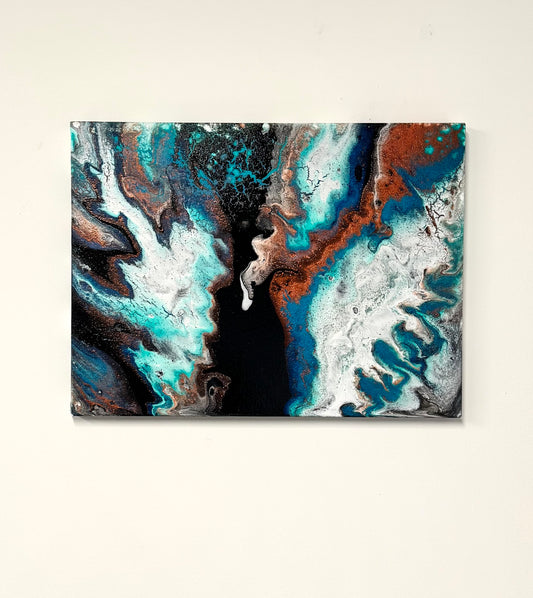 Canvas Fluid Art Piece (NO31)