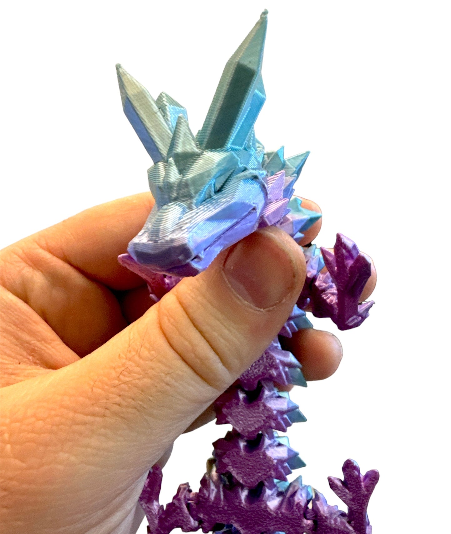 Standard Crystal Dragon - Articulated flexi pet