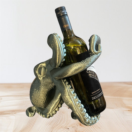 Octopus Wine Bottle Holder (Green)