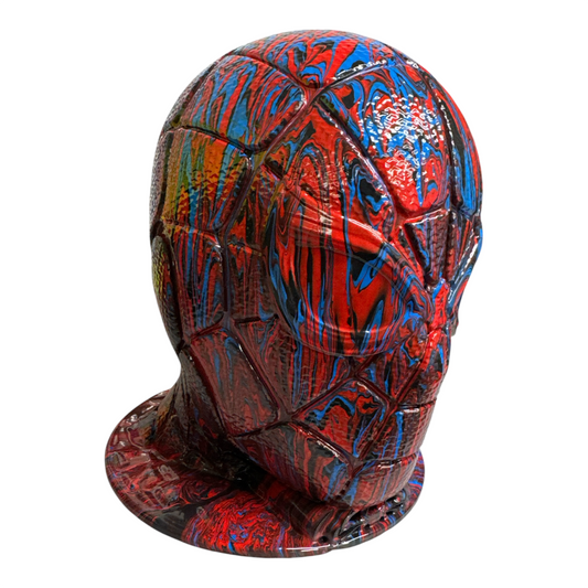 Spider Man Head Fluid Art Piece (NO11)