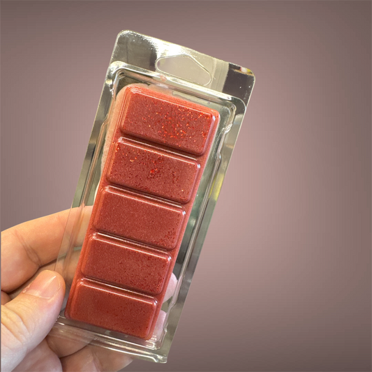 Frosted Strawberry Fairy Wax Melt Snap Bar
