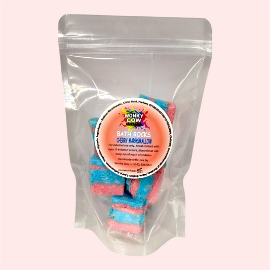 Cherry Marshmallow Bath Rocks