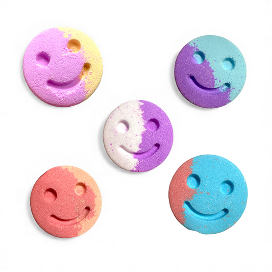 10 Mixed Smile Bath Bombs (Wholesale)