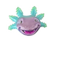 Smiling Axolotl Fridge Magnet