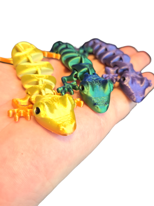 Articulated Flexi Lizard fidget toy