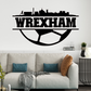 Wrexham AFC football club wall Decal Vinyl Sticker Wall Words