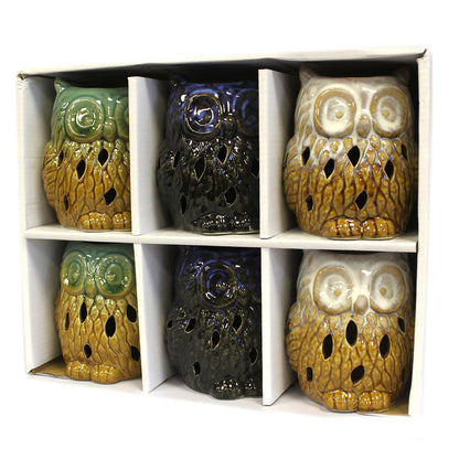 Classic Rustic Oil Burner - Owl (assorted random colour)