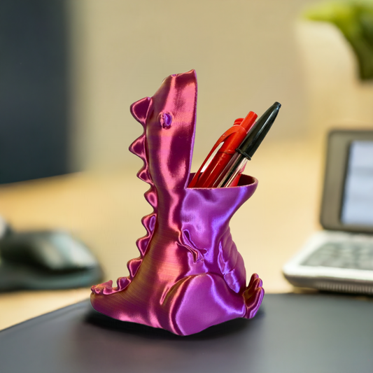 Dinosaur Pen Pot Holder Organiser