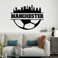 Manchester United or City football wall Decal Vinyl Sticker Wall Words