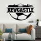 Newcastle United football club wall Decal Vinyl Sticker Wall Words