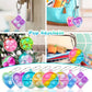 Mini Popit Keyrings 8pcs