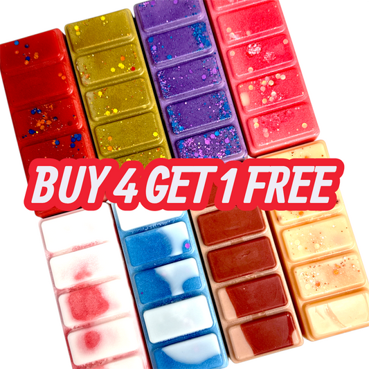 Wax Melt 50g Snap Bars (Buy 4 Get 1 FREE)